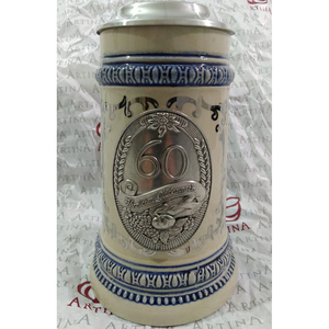 Artina SKS Кружка для пива "60 лет" 0,5л. 93351 (олово 95% и керамика)