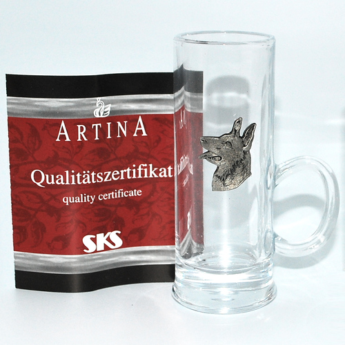 Artina SKS Стопка Собака  1 шт. 16292/1 (олово 95% и стекло )