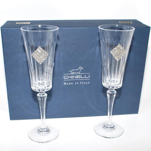 Chinelli Набор из 2-х бокалов для шампанского "Regina Rombo" 3046100